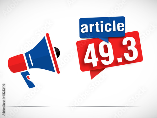 mégaphone : article 49.3