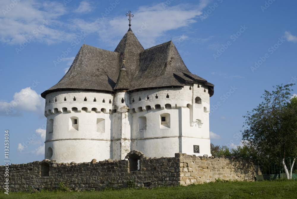 Holy Protection Fortress-Church 15th century, Village of Sutkivci, Ukraine