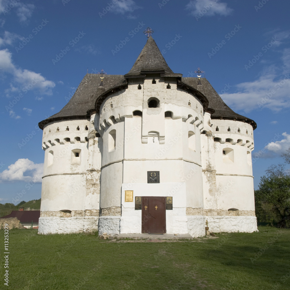 Holy Protection Fortress-Church 15th century, Village of Sutkivci, Ukraine