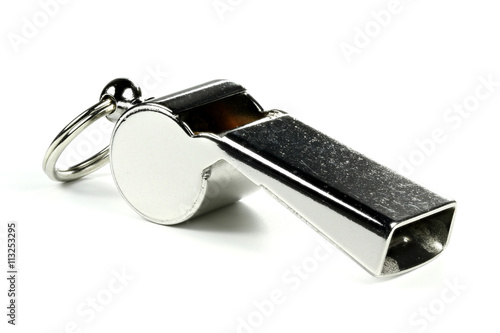Obraz na plátně whistle isolated on white background