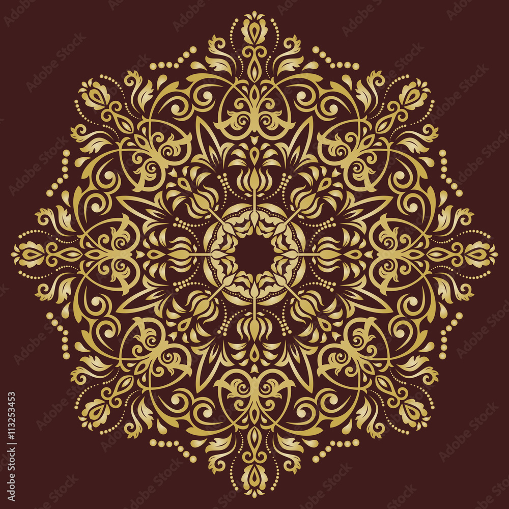 Elegant Vector Ornament in the Style of Barogue Elegant Vector Ornament in the Style of Barogue