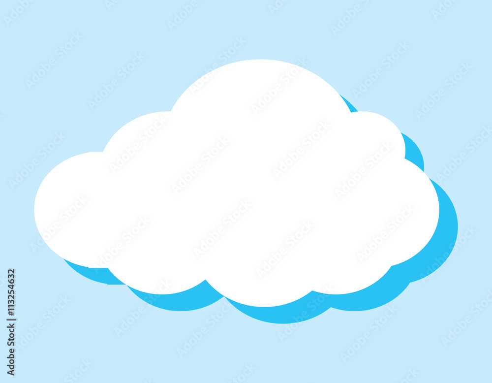 vector background of cloud with blank copy space vector background of cloud with blank copy space