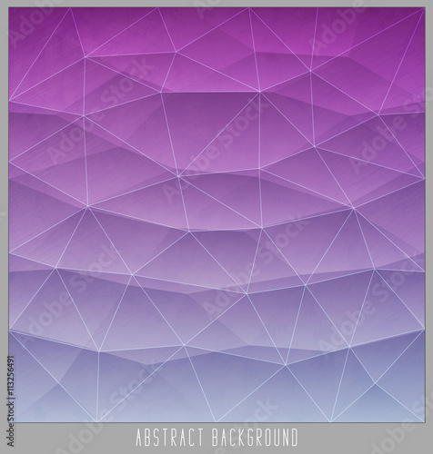 Abstract geometric polygon facet background mosaic made by triangles. Vector illustration, eps10