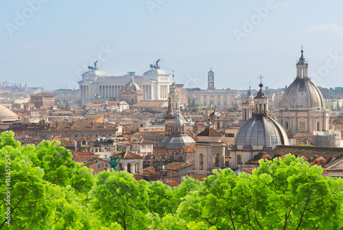 panoramę Rzymu, Włochy