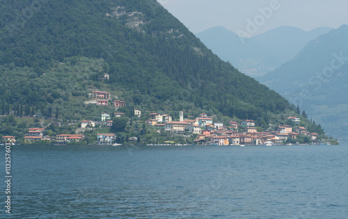 Carzano village Monte Isola Iseo Italy