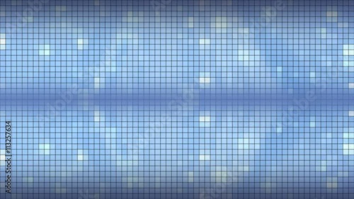 Wallpaper Mural Blue mosaic tile. Computer generated seamless loop abstract motion background. Torontodigital.ca