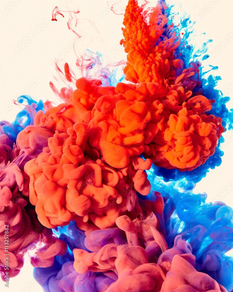 Fototapeta premium Abstract paint splash background