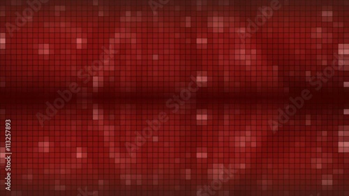 Wallpaper Mural Red mosaic tile. Computer generated seamless loop abstract motion background. Torontodigital.ca