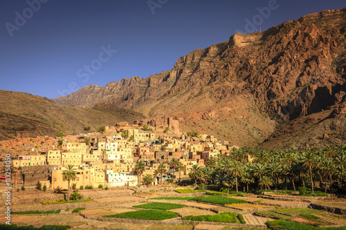 Omani village in the mountains