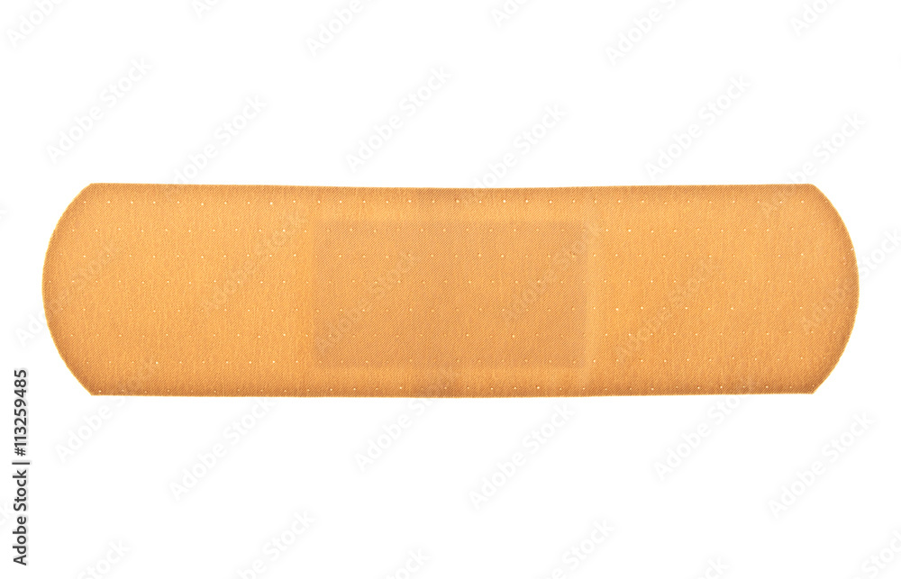 Adhesive plaster isolated on white background Adhesive plaster isolated on white background
