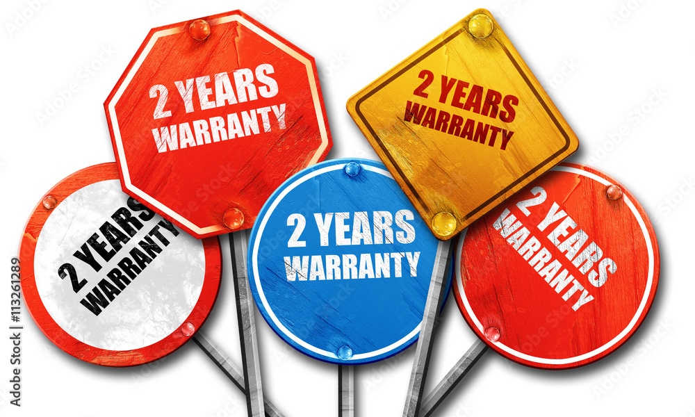 2 years warranty, 3D rendering, rough street sign collection 2 years warranty, 3D rendering, rough street sign collection
