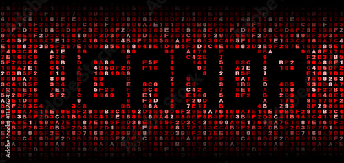 Wallpaper Mural Uganda text on hex code illustration Torontodigital.ca