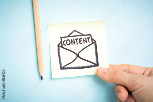 Content marketing concept, digital marketing and strategy. photo