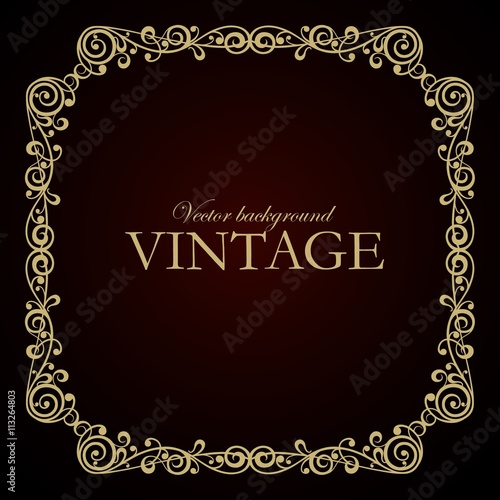 Vintage vector background