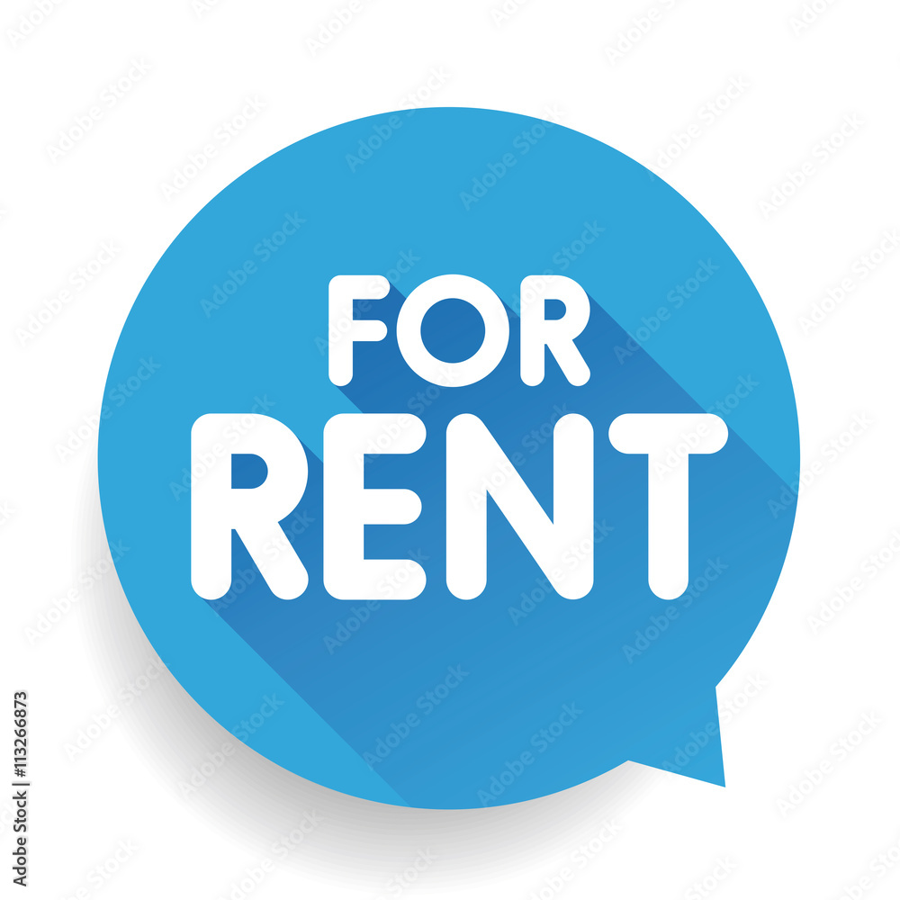 For Rent sticker vector For Rent sticker vector