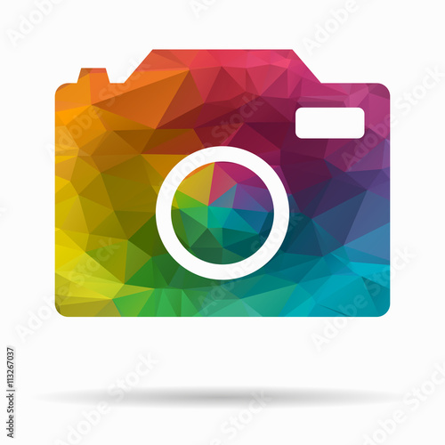 camera poly icon