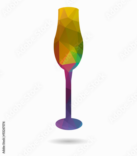 cup poly icon