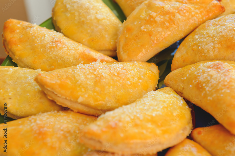 Freshly baked cookies with curd Freshly baked cookies with curd