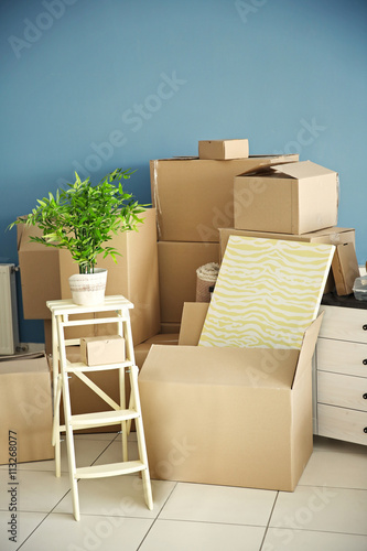 Packed household goods for ...