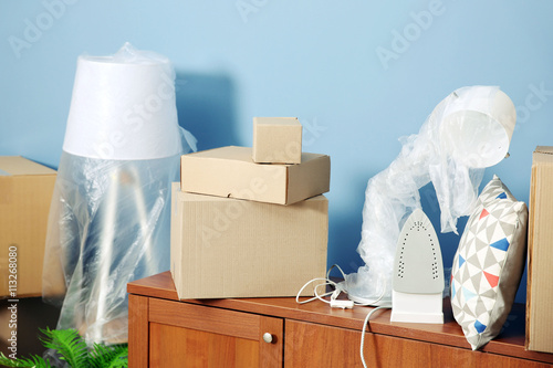 Packed household goods for ...