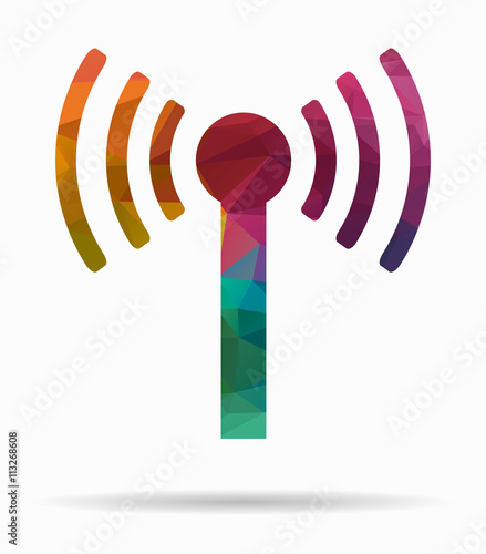wifi poly icon