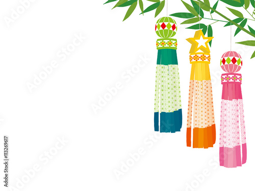 Japanese Sendai Tanabata Festival