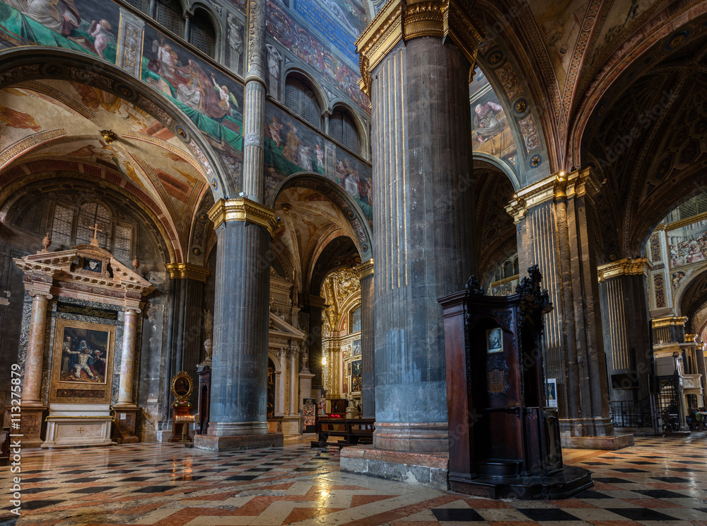 Interior of the Cremona Cathedral