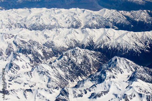 Wallpaper Mural Top view of the Himalayan mountains in Tibet Torontodigital.ca