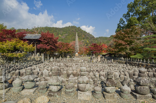 Beautiful fall landscape around Kyoto