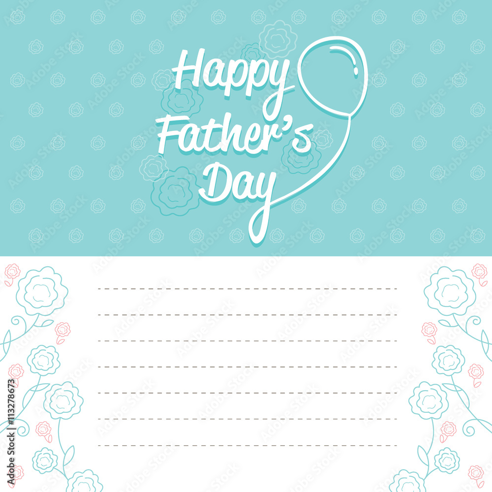 Father’s Day Card With Outline Flower Pattern, Family, Parent, Card, Celebrations, Offspring, Love, Relationship Father’s Day Card With Outline Flower Pattern, Family, Parent, Card, Celebrations, Offspring, Love, Relationship