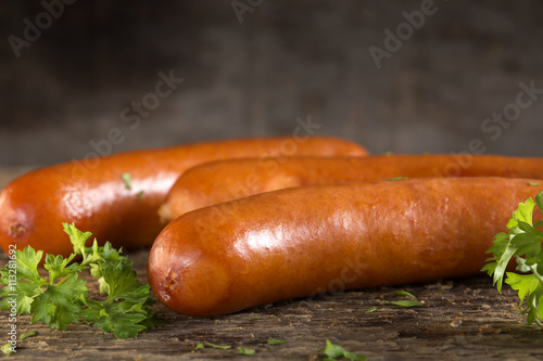 фотографія Paprika frankfurter sausage