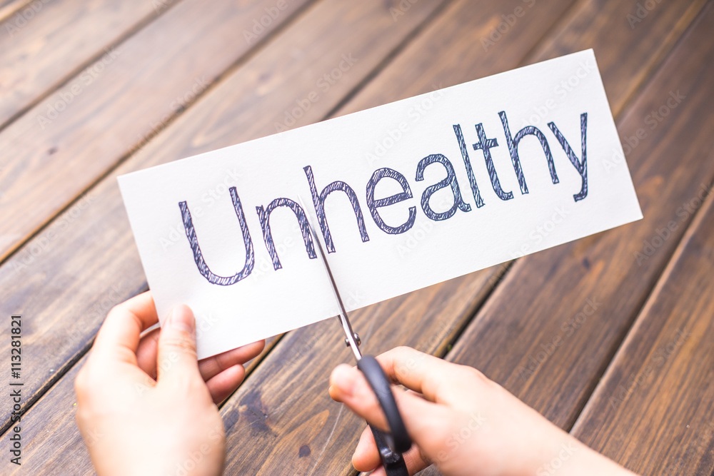 unhealthy to heathy by scissors unhealthy to heathy by scissors
