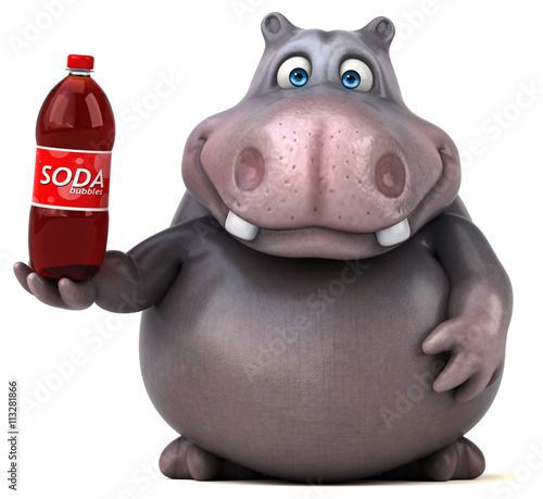 Fun hippo