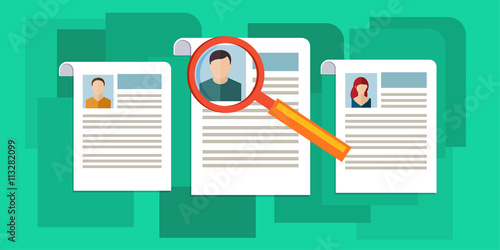 Concept of searching professional staff