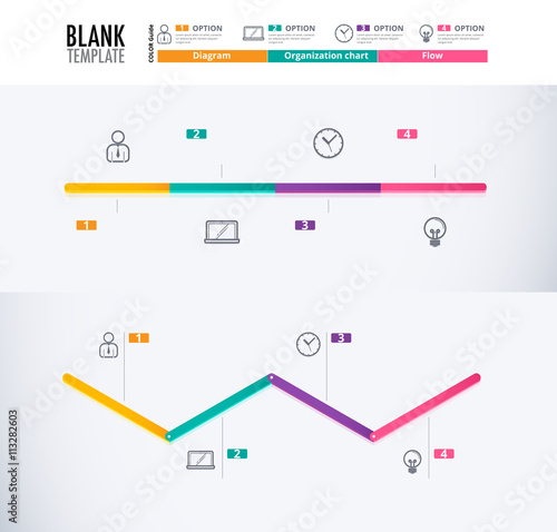 Timeline Diagram Template, Timeline infographic design without s