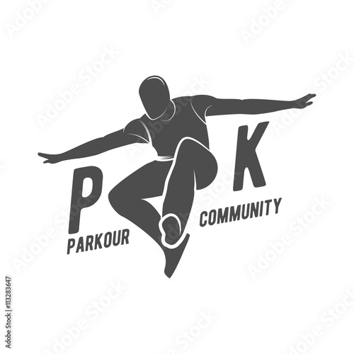 parkour and free running badge