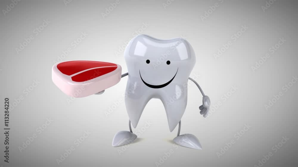 Fun tooth - Computer animation Fun tooth - Computer animation