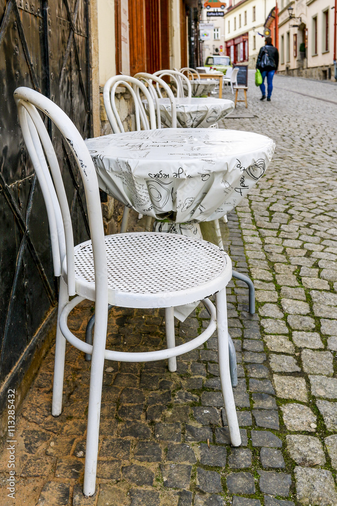 Fototapeta premium BIELSKO BIALA, POLAND - APRIL 02,2016: City center