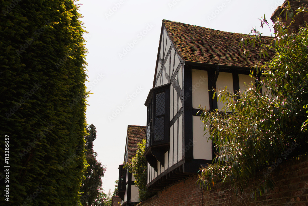 Old tudor building in Beaconsfield, Buckinghamshire, England