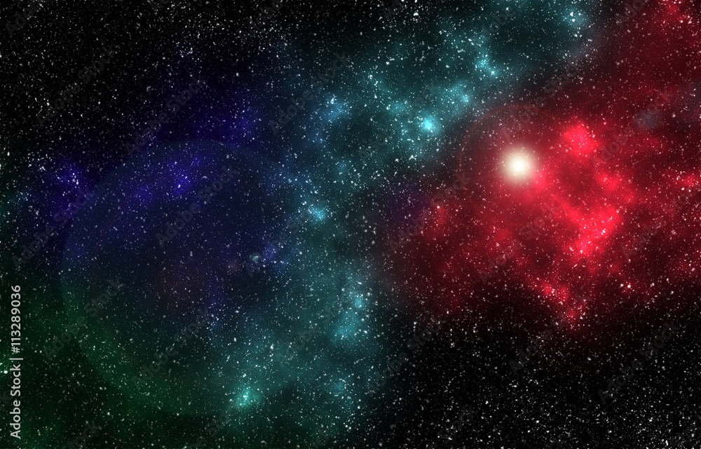 Naklejka premium Universe space abstract background, digital graphic resource (Created with Photoshop, not from NASA)