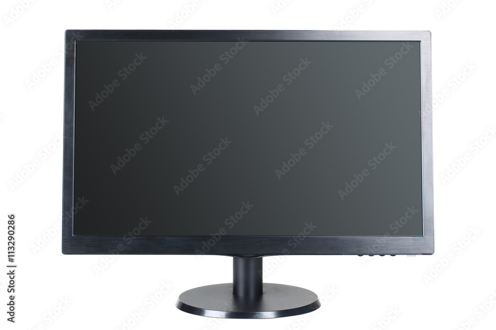 widescreen monitor isolated on white background widescreen monitor isolated on white background