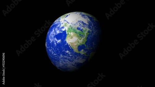 4K Earth Zoom: Dallas - USA