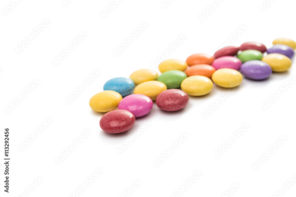 multicolored chocolate pills multicolored chocolate pills