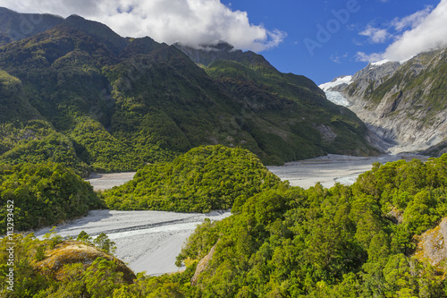 Obraz na plátně Gletscher Franz Josef Neuseeland - Glacier New Zealand Franz-Josef