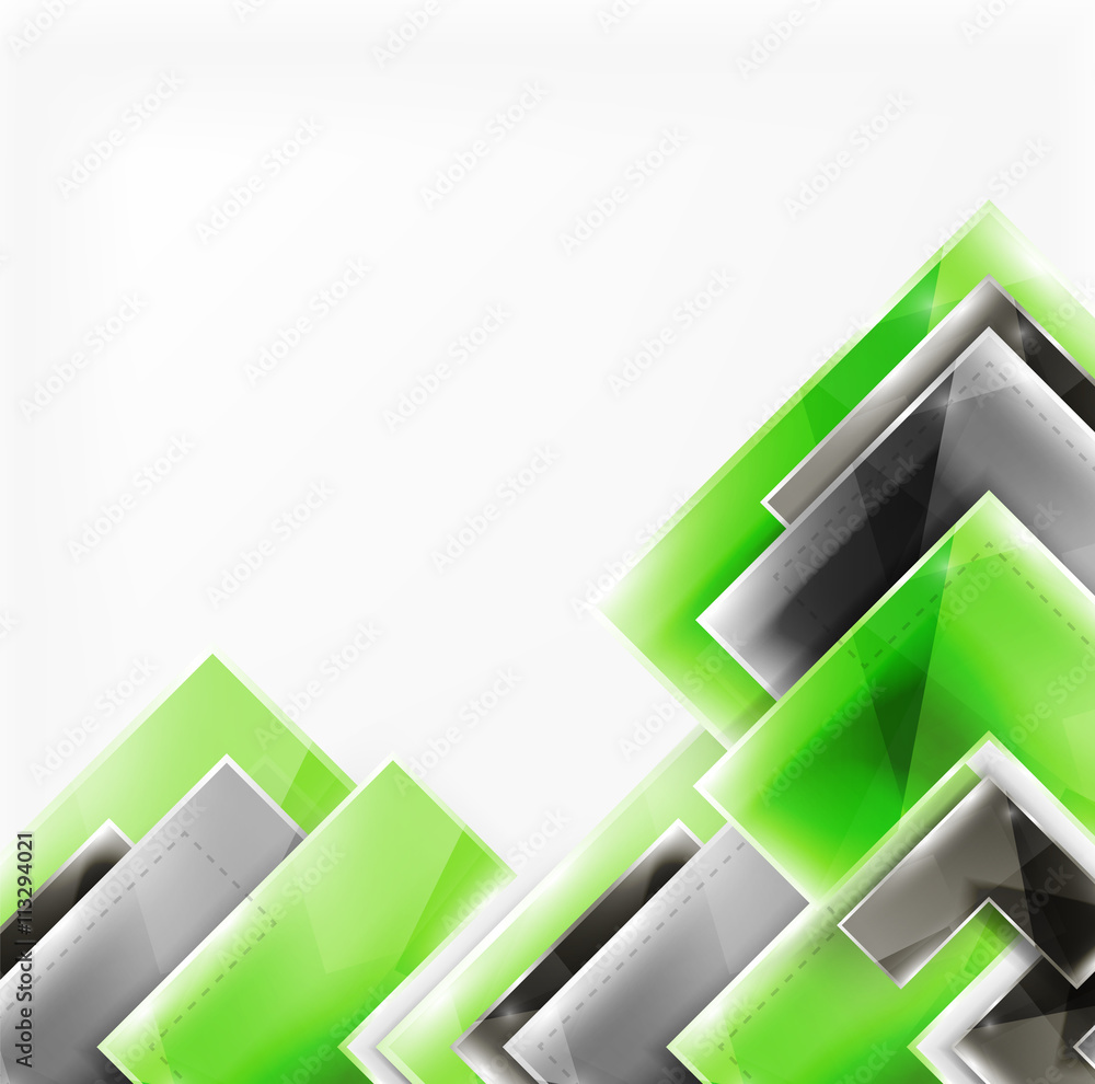 Colorful glossy arrow shapes. Abstract background Colorful glossy arrow shapes. Abstract background