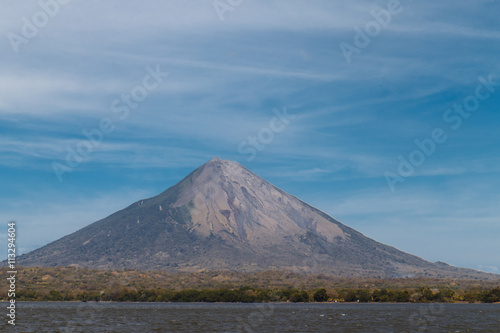 Ometepe vulcano Concepcion view from water, Nicaragua