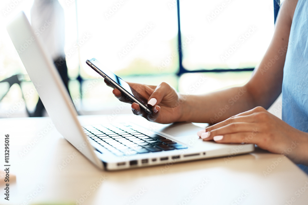Young adult using smart phone Young adult using smart phone