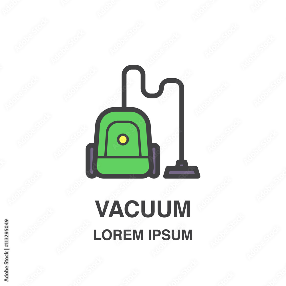 Vacuum cleaner vector design element. Vacuum cleaner vector design element.