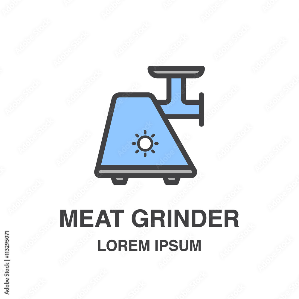 Meat grinder vector design element. Meat grinder vector design element.