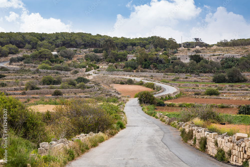 Stony land in Malta